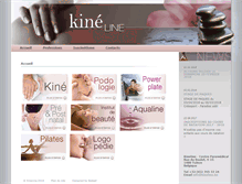 Tablet Screenshot of kineline.be